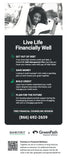 Live Life Financially Well Brochure - Set of 50