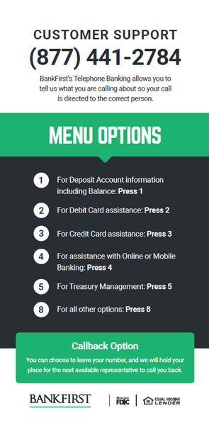 (PREORDER) Call Center Rack Card - Set of 25