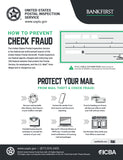 Check Fraud Scratchpads - 8.5"x11" - Sets of 10