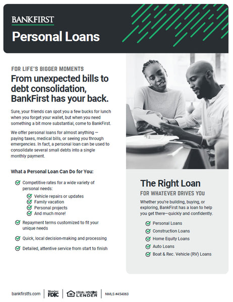 (PREORDER) Personal Loans One Pager - Set of 20